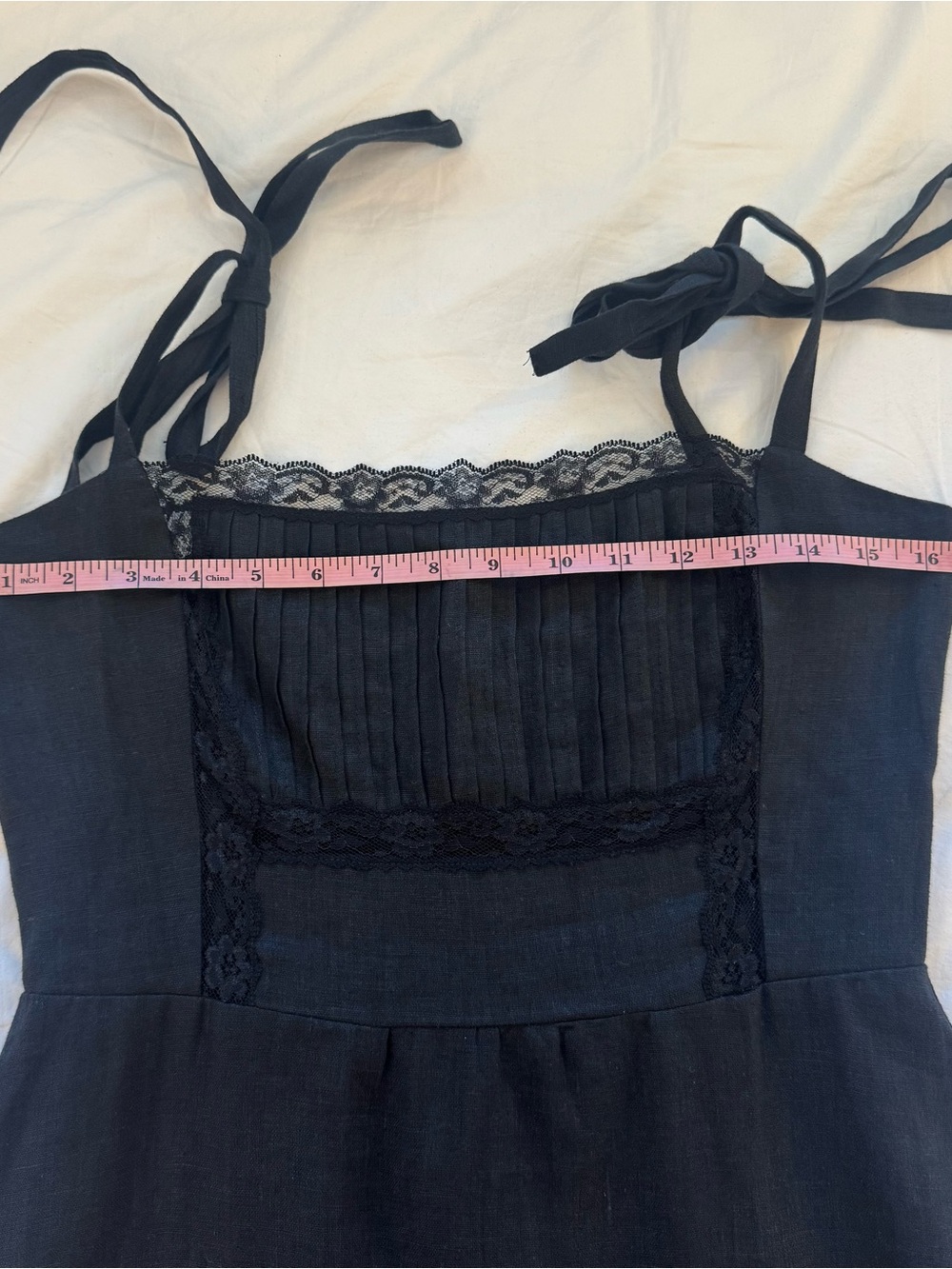 Reformation Black Wyoming Dress - Picture 5 of 8
